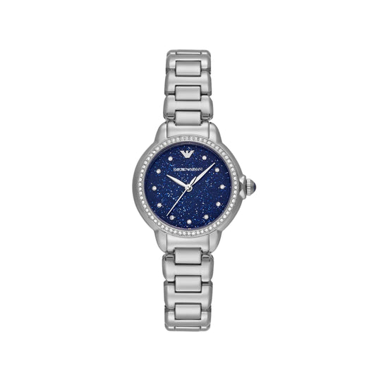 Emporio Armani Quartz Blue Dial Analog Watch For Women AR11630
