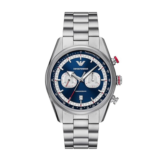 Emporio Armani Chronograph Round Dial Watch For Men AR11676