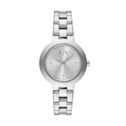Armani Exchange Silver Dial Analog Stainless Steel Women's Watch AX5170