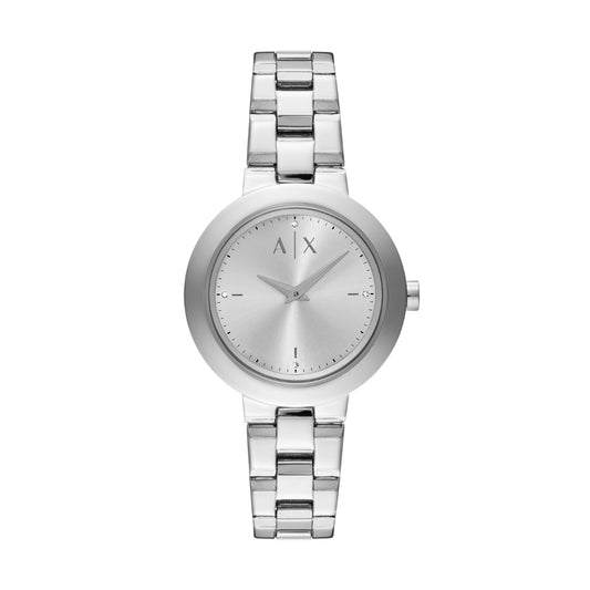 Armani Exchange Silver Dial Analog Stainless Steel Women's Watch AX5170