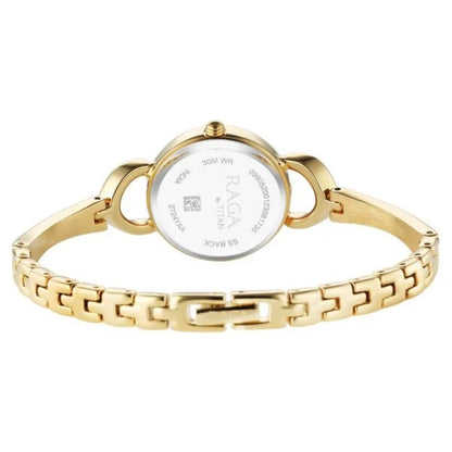 Titan Raga Champagne Dial Watch for Women 2724YM01