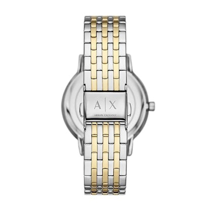Armani Exchange Two-tone three-hand Men's Watch With bracelet AX7156SET
