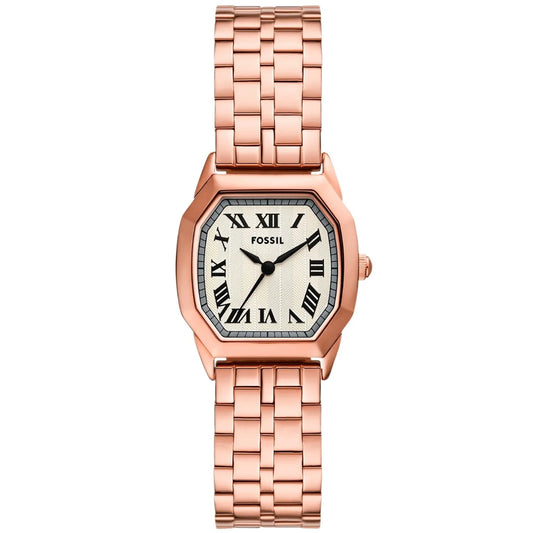 Fossil Harlow Quartz Cream Dial Analog Stainless Steel Women's Watch ES5386
