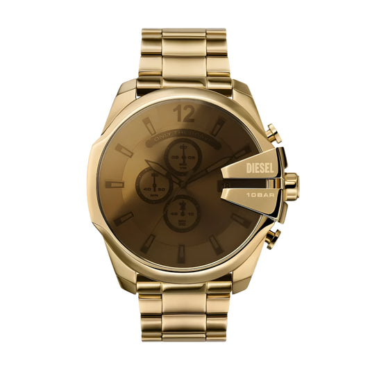 DZ4662 Diesel | Mega Chief Chrono Brown Dial Watch (Men)