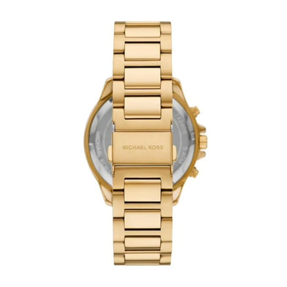 MK9192 Michael Kors | Oversized Sage Black Dial Gold-Tone Watch (Men)