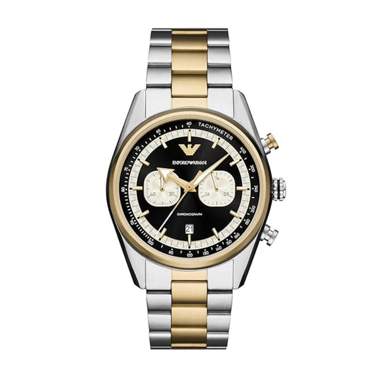 Emporio Armani Racer Black Dial Chronograph Analog Men Watch AR11678