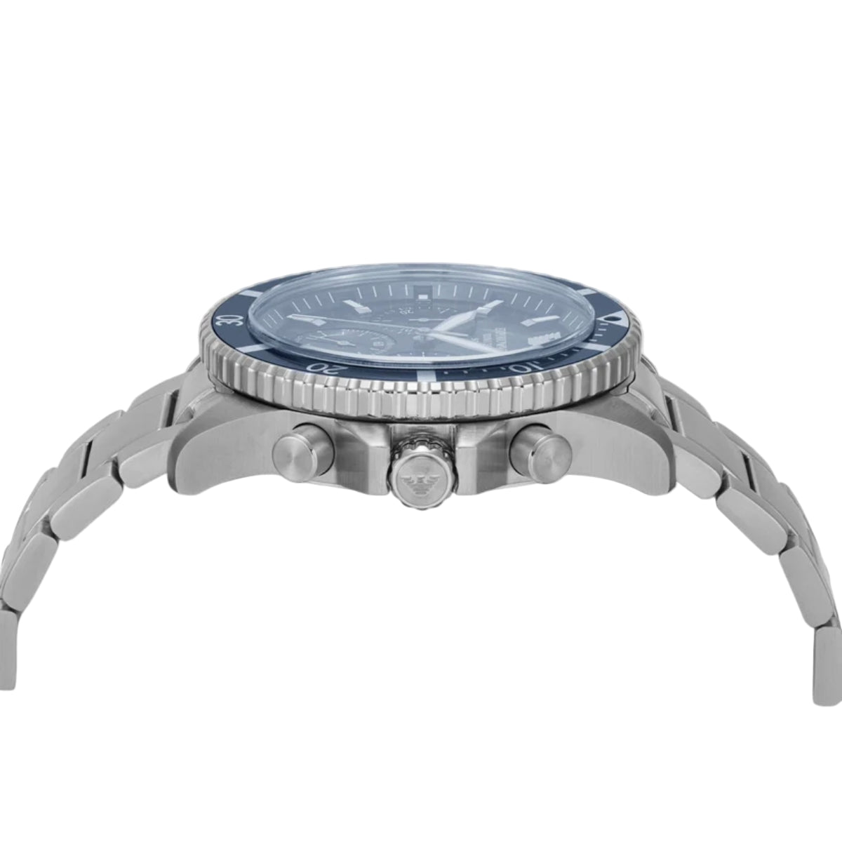 Emporio Armani World Explorer Solar Blue Dial Chronograph Men Watch AR11681