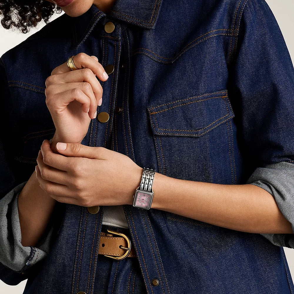 Fossil Raquel Three-Hand With Date Stainless Steel Women Watch ES5401