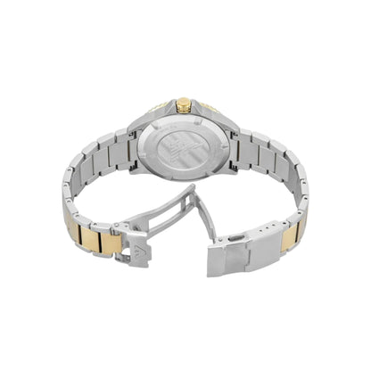 Emporio Armani Blue Dial With Date Two-Tone Men Watch AR11682