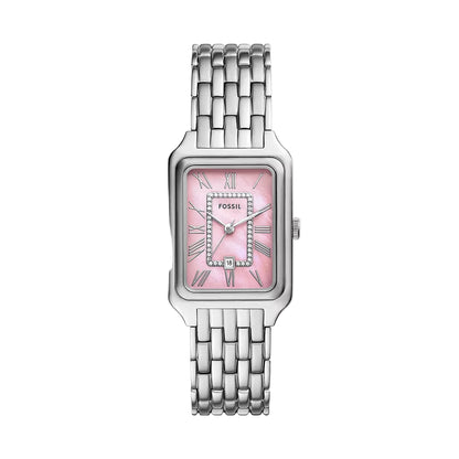 Fossil Raquel Three-Hand With Date Stainless Steel Women Watch ES5401