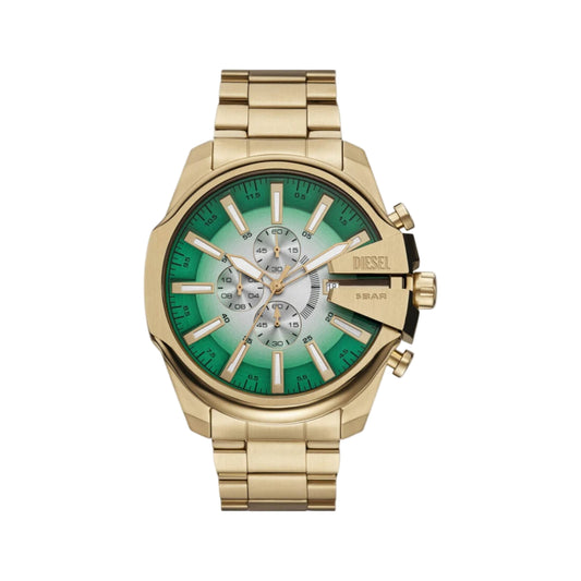 Diesel Mega Chief Slim Quartz Two Tone Dial Chronograph Men Watch DZ4684