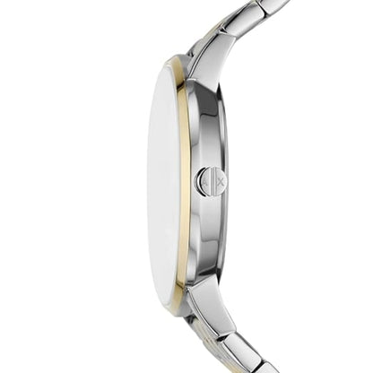 Armani Exchange Two-tone three-hand Men's Watch With bracelet AX7156SET