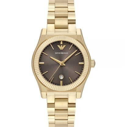 Emporio Armani Quartz Brown Dial Analog Men's Watch AR11700