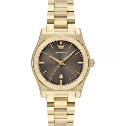 Emporio Armani Quartz Brown Dial Analog Men's Watch AR11700