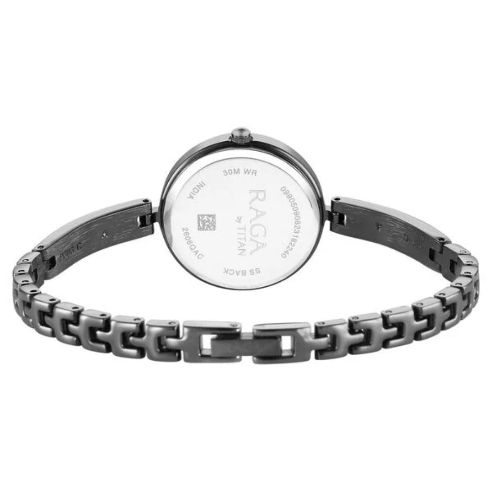 Titan Raga Viva Quartz Analog Black Dial Watch for Women NS2606QM04