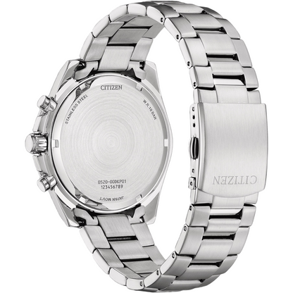 CITIZEN Black AQ Chronograph Stainless Steel Mens Watch - AN8230-59E