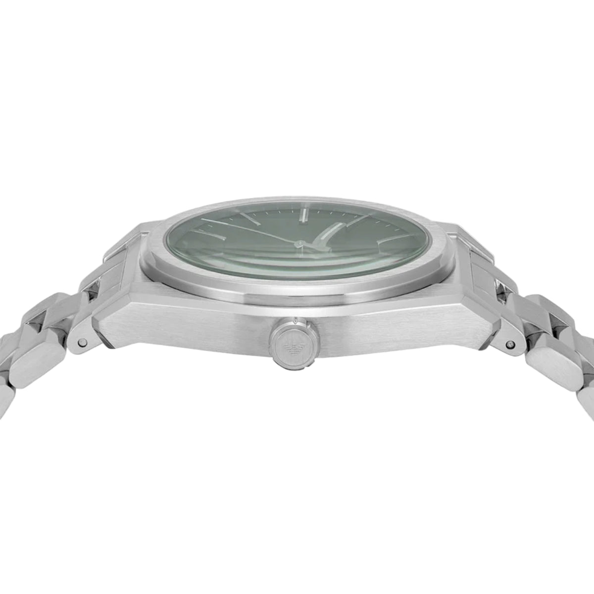 Emporio Armani Quartz Green Dial Analog Stainless Steel Men Watch AR11621