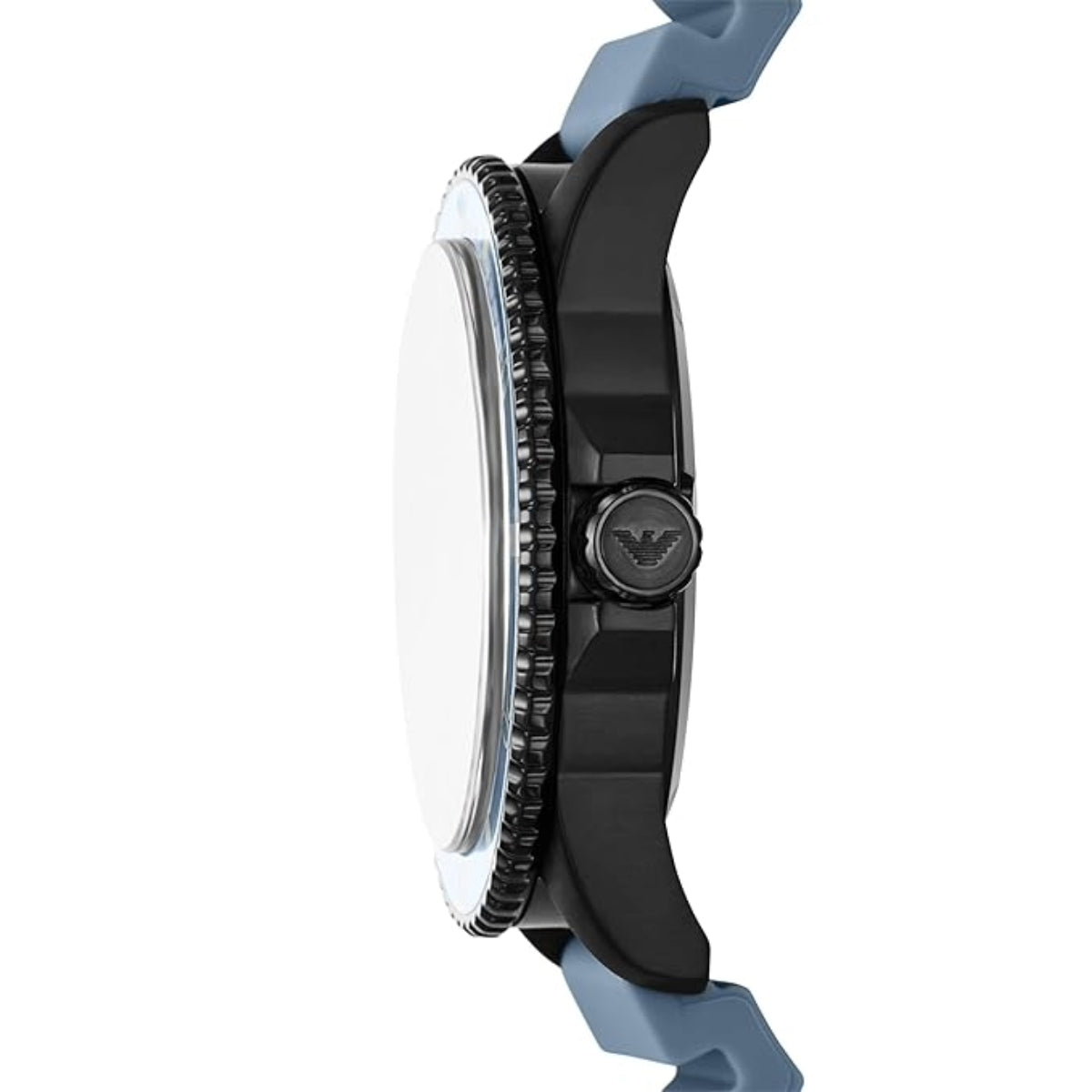 Emporio Armani Blue Dial Analog Silicon Strep Men's Watch AR11685