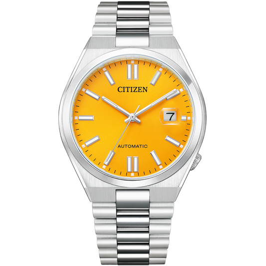 Citizen Tsuyosa Mechanical Yellow Dial Analog Men's Watch - NJ0150-81Z