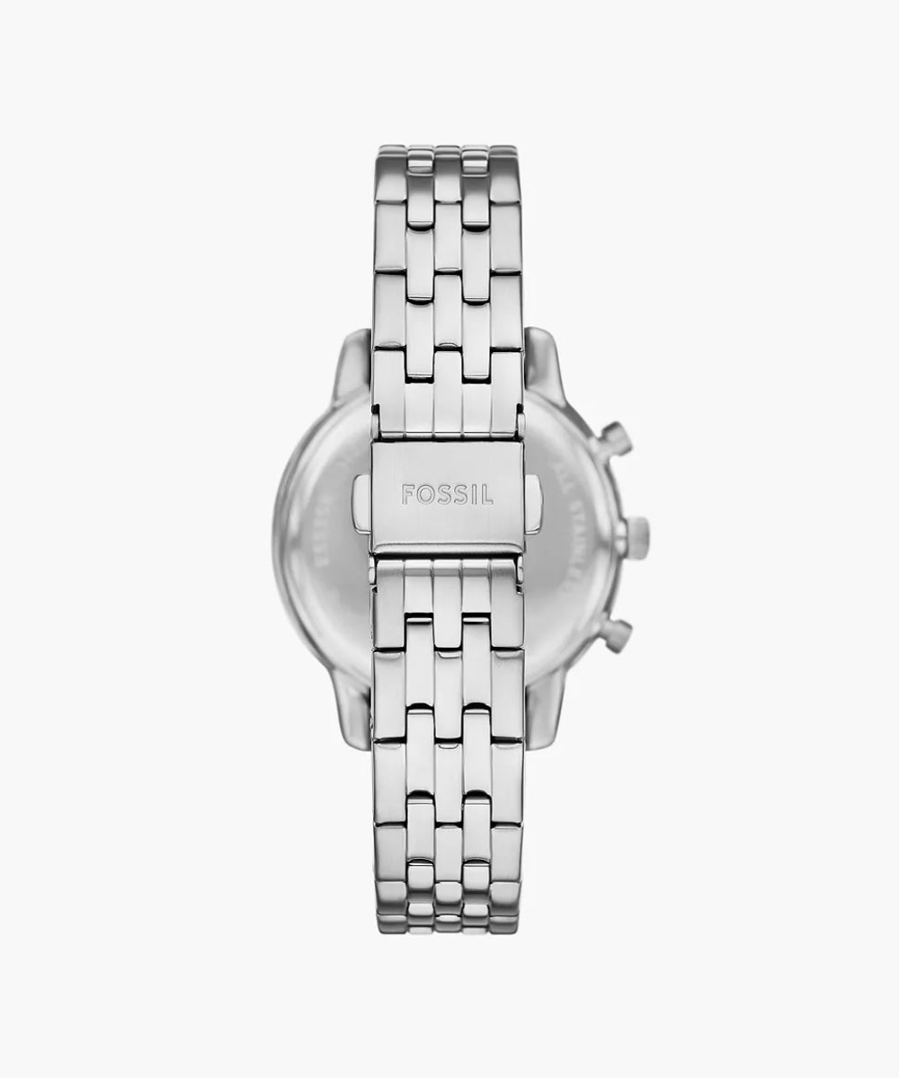 Fossil Neutra Quartz White Dial Analog Chronograph Women's Watch ES5357
