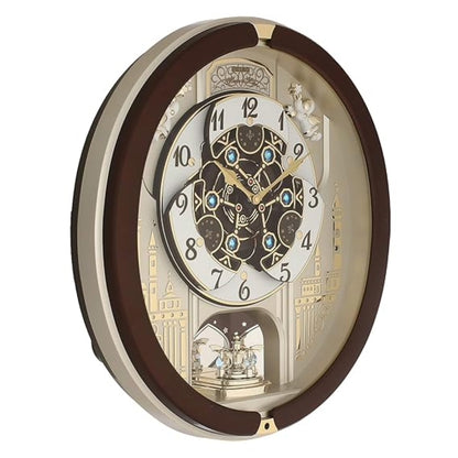 Seiko Wall Clock Melody in Motion Oval Plastic QXM291B
