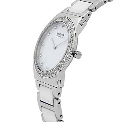 Bering Ceramic White Dial Analog Watch For Women 32430-754