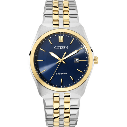 Citizen Eco-Drive Blue Dial Analog With Stainless Steel Men Watch BM7334-66L