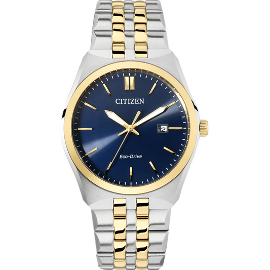 Citizen Eco-Drive Blue Dial Analog With Stainless Steel Men Watch BM7334-66L