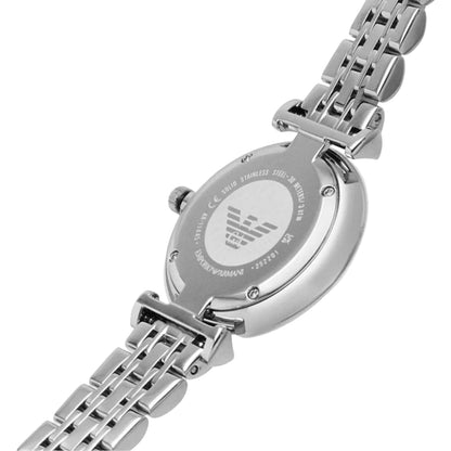 EMPORIO ARMANI Gianni T-Bar Silver Dial Analog Women's Watch AR11445