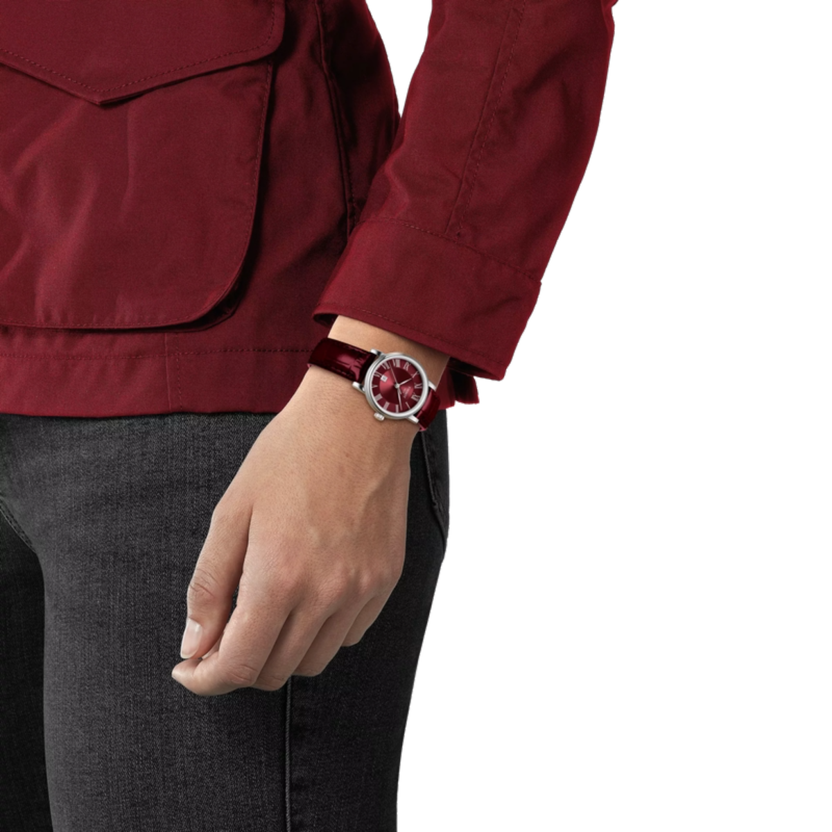 Tissot Carson Premium Analog Leather Strap Women's Watch T1222101637300