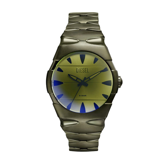 Diesel D-Sruptor Green Dial Analog Stainless Steel Men's Watch DZ2215