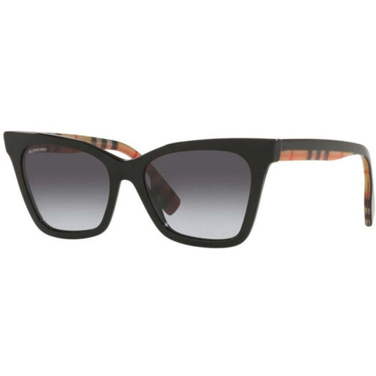 Burberry Black Cat-Eye Women's Sunglasses 0BE4346-39428G-53