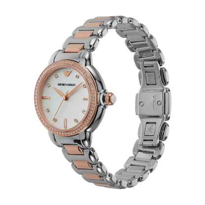 Emporio Armani Mother of Pearl Dial Analog Women's Watch AR11569