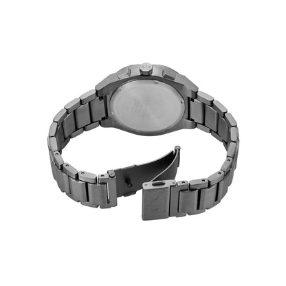 Armani Exchange Analog Blue Round Dial Chronograph Stainless Steel Men Watch AX4182