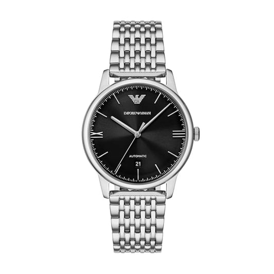 Emporio Armani Black Dial Automatic Watch for Men AR60081