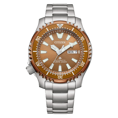 Citizen Promaster Brown Dial Analog Automatic Men’s Watch - NY0164-65X