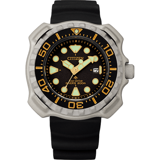 Citizen Eco-Drive Black Dial Analog Polyurethane Men Watch - BN0220-16E