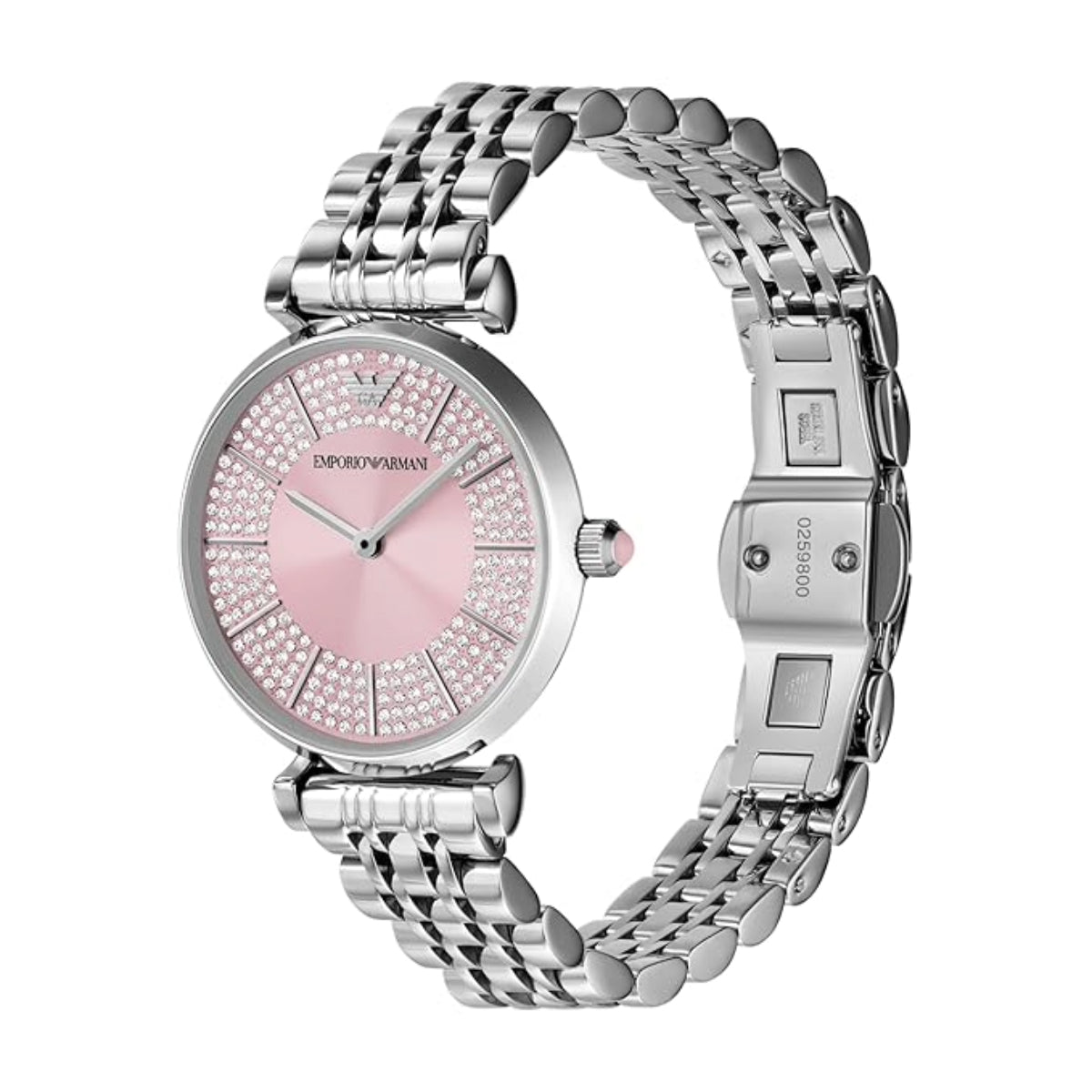 Emporio Armani Quartz Pink Dial Analog Women's Watch AR11686
