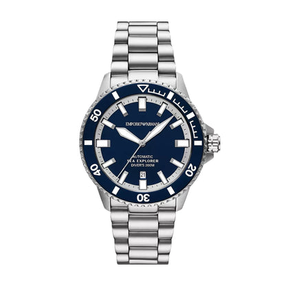 Emporio Armani Sea Explorer Blue Dial Automatic Men Watch AR60087