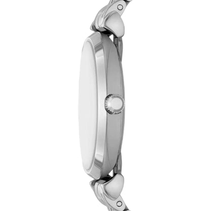 EMPORIO ARMANI Gianni T-Bar Silver Dial Analog Women's Watch AR11445