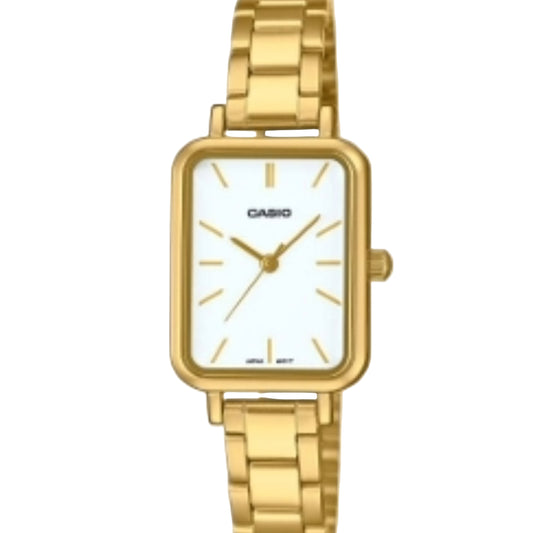 Casio Enticer Ladies LTP-V009G-7EUDF Analog Metal White Dial Watch A2520