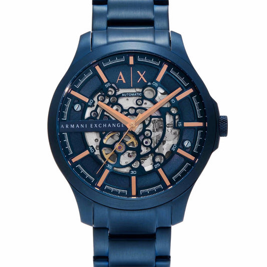 Armani Exchange Hampton Blue Dial Automatic Men's Watch AX2457