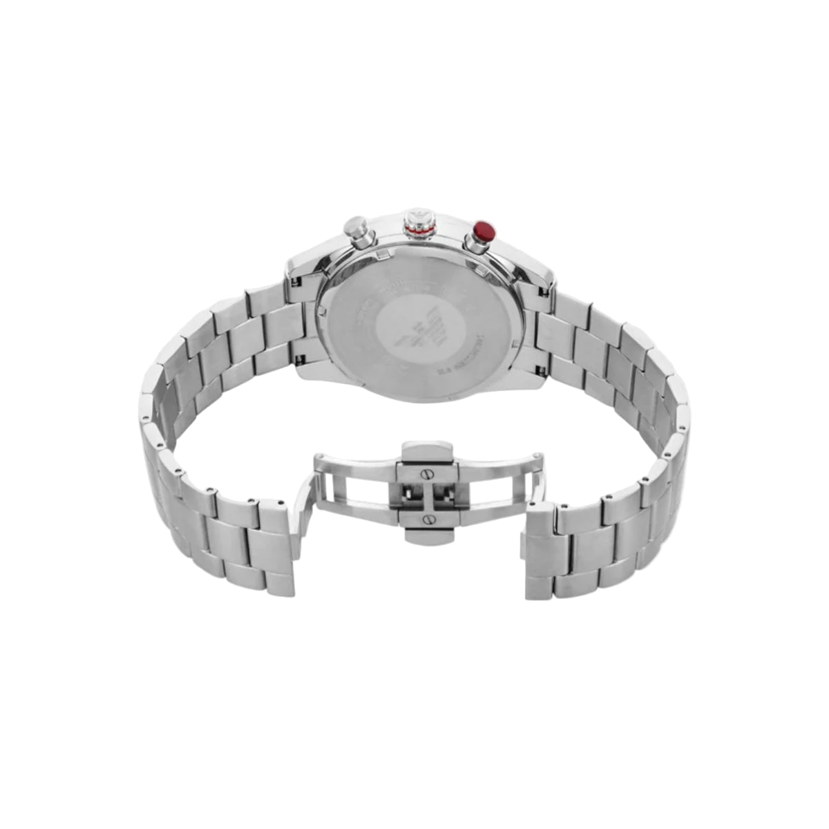 Emporio Armani Two Tone Dial Chronograph Stainless Steel Men Watch AR11645