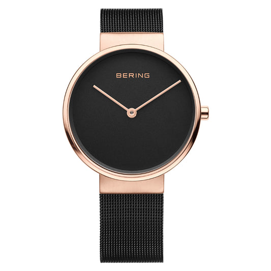 Bering Classic Black Dial Analog Watch For Men 14539-166