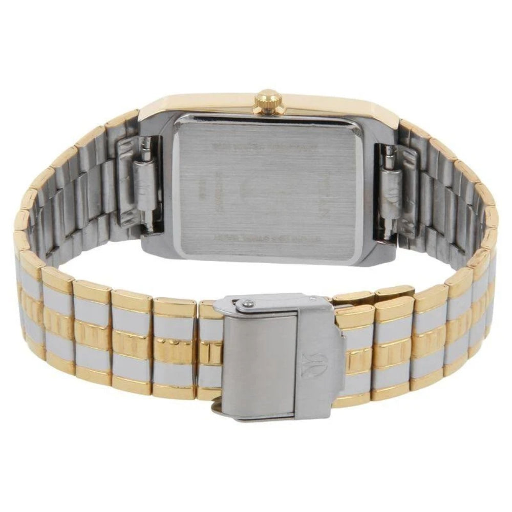 Titan Quartz Analog with Date Silver Dial Stainless Steel Strap Watch for Men NR9151BM01