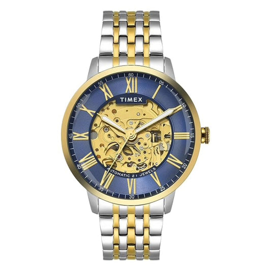 Timex Quartz Blue Round Dial Automatic Men's Watch TWEG23505