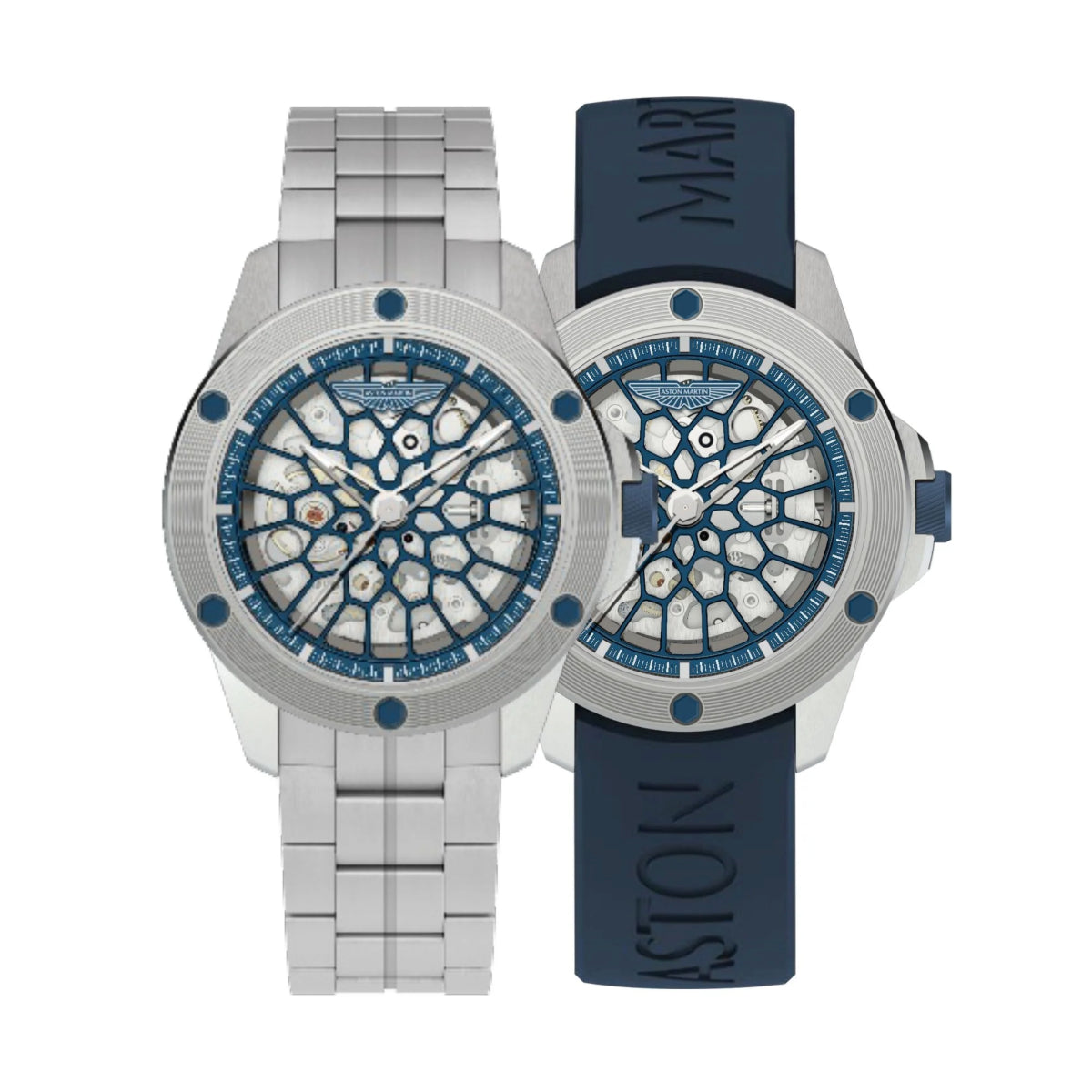 Aston Martin Silver Dial Mechanical Automatic Men's Watch MTRR1F5043E