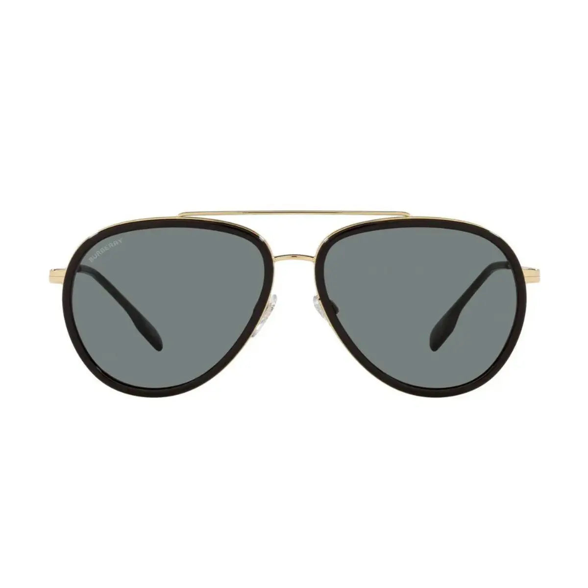 Burberry Men's Polarized Gold Oval Sunglasses BE3125-101781-59