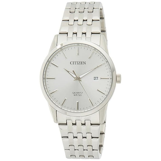 Citizen Quartz Silver Dial Analog Stainless Steel Men's Watch BI5000-87A