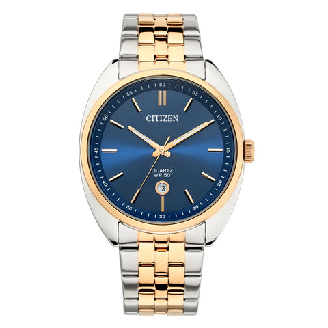 Citizen X Quartz Blue Dial Two-tone Men's Watch - BI5096-53L - Buy Now at Sai Creations Watches